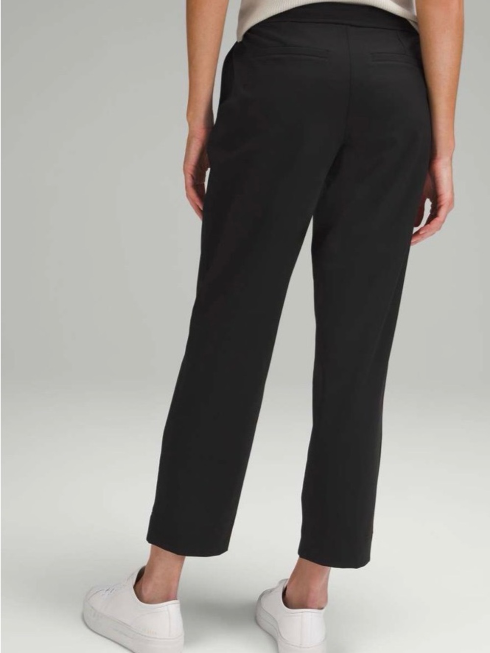 lululemon athletica Black Ankle-Length Straight Pants
